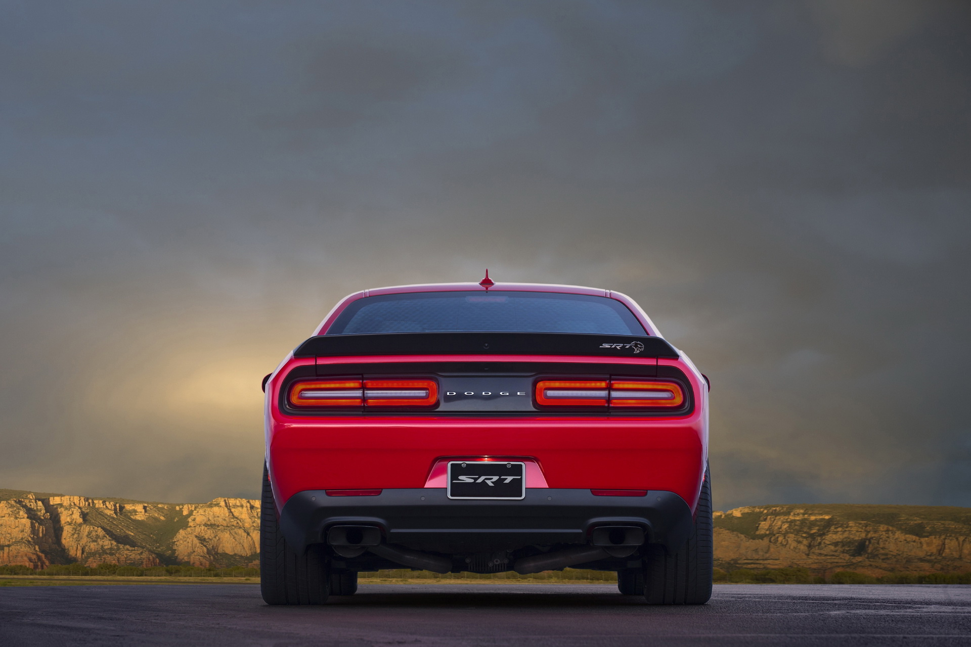 Download 2020 Dodge Challenger SRT Super Stock - Rear HD Wallpaper 1920x1280 #63