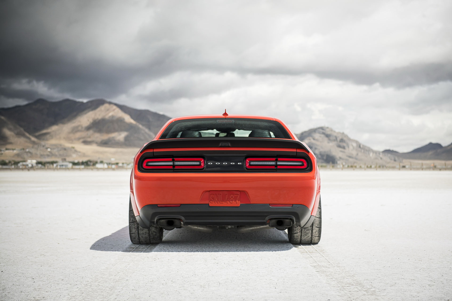 Download 2020 Dodge Challenger SRT Super Stock - Rear HD Wallpaper 1920x1280 #11