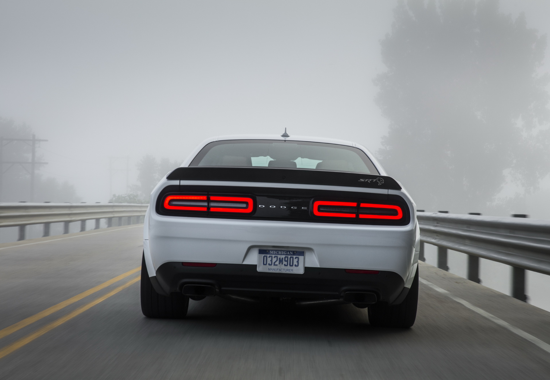 Download 2020 Dodge Challenger SRT Super Stock - Rear HD Wallpaper 1920x1327 #55