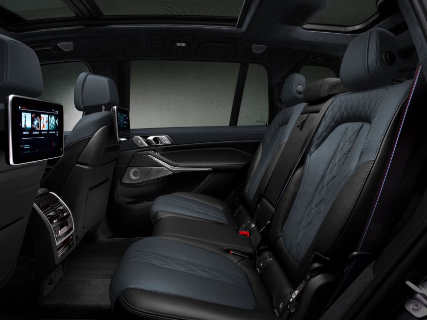 2021 BMW X7 Dark Shadow Edition - Interior, Rear Seats Wallpaper 850x637 #20