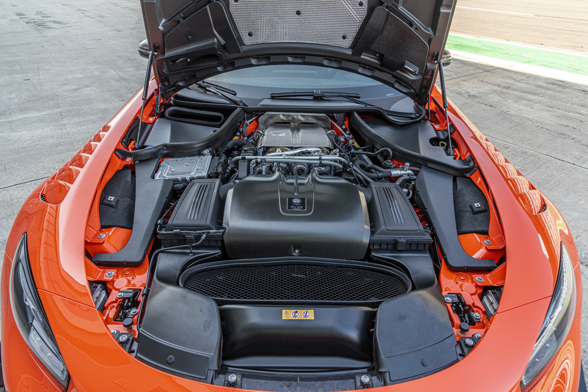 Download 2021 Mercedes-AMG GT Black Series - Engine HD Wallpaper 1920x1281 #78