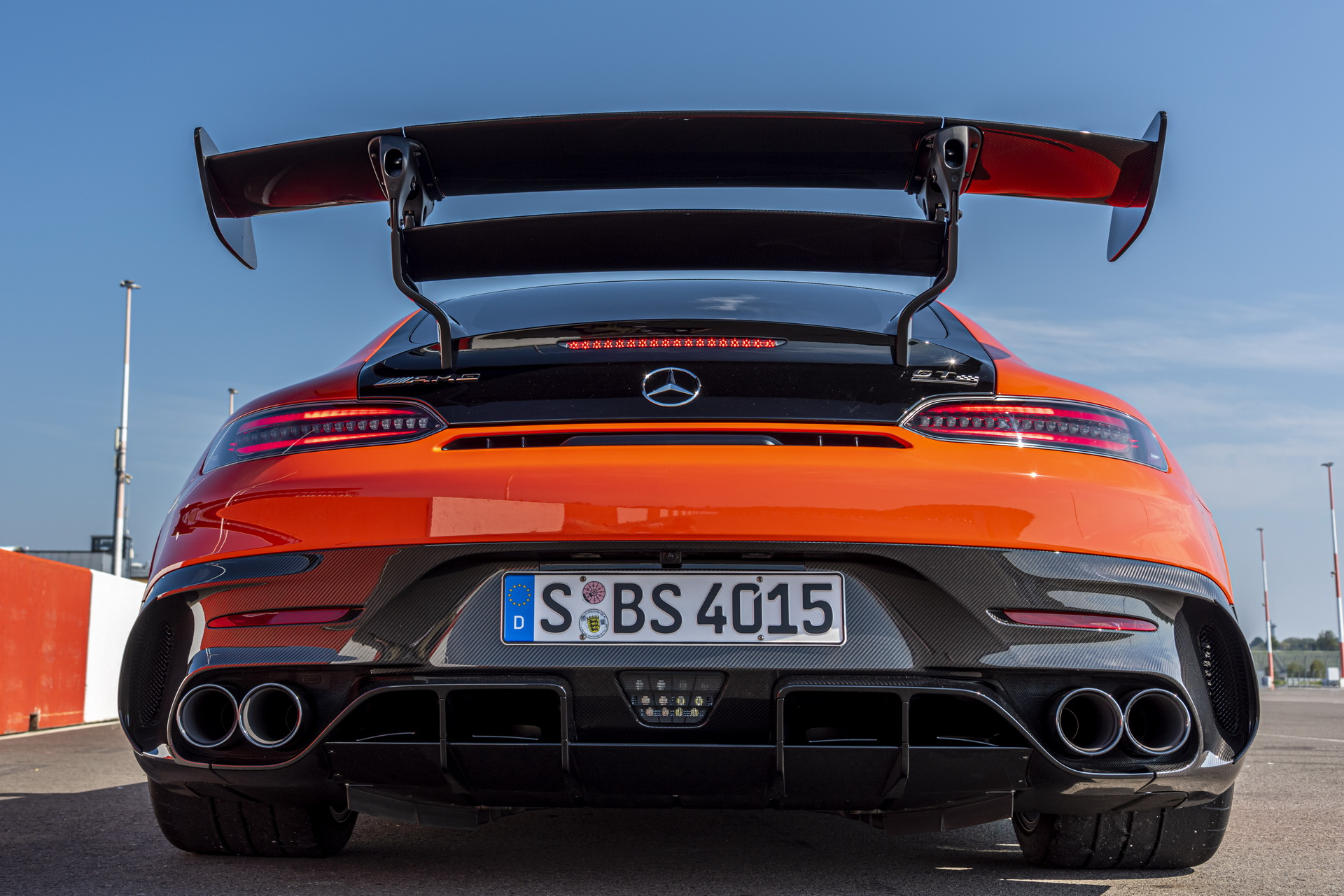 Download 2021 Mercedes-AMG GT Black Series - Rear HD Wallpaper 1920x1281 #55