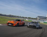 2021 Mercedes-AMG GT Black Series and AMG GT3 Racing Car - Front Three-Quarter Wallpaper 190x150