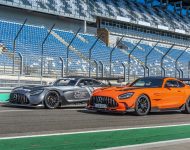 2021 Mercedes-AMG GT Black Series and AMG GT3 Racing Car - Front Three-Quarter Wallpaper 190x150