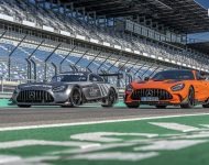 2021 Mercedes-AMG GT Black Series and AMG GT3 Racing Car - Front Three-Quarter Wallpaper 190x150