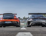 2021 Mercedes-AMG GT Black Series and AMG GT3 Racing Car - Rear Wallpaper 190x150