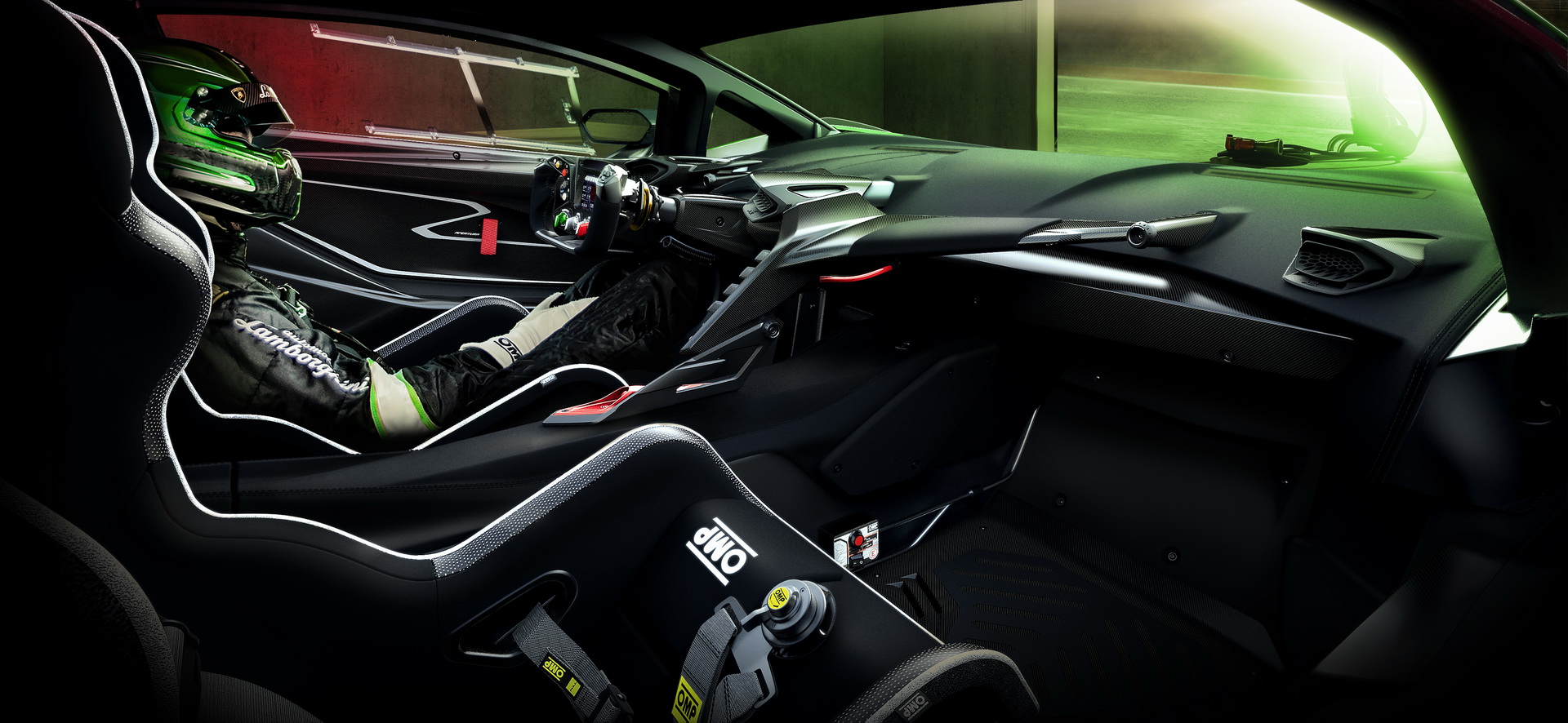 Download 2021 Lamborghini Essenza SCV12 - Design Sketch HD Wallpaper 1920x886 #39