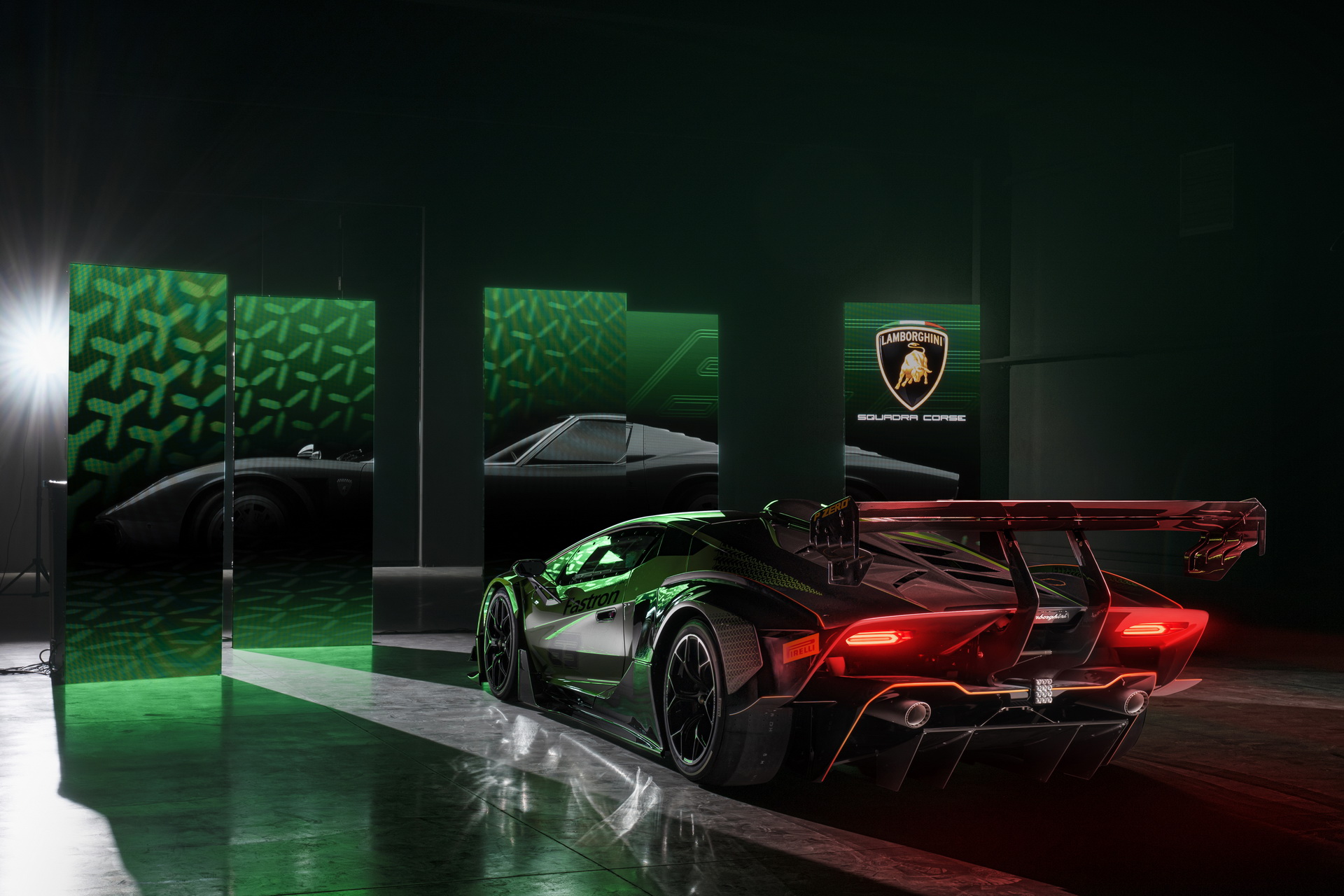 Download 2021 Lamborghini Essenza SCV12 - Rear Three-Quarter HD Wallpaper 1920x1280 #17