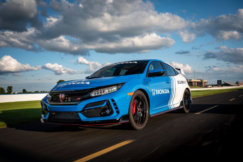 2020 Honda Civic Type R Pace Car - Front Three-Quarter Wallpaper 850x565 #2