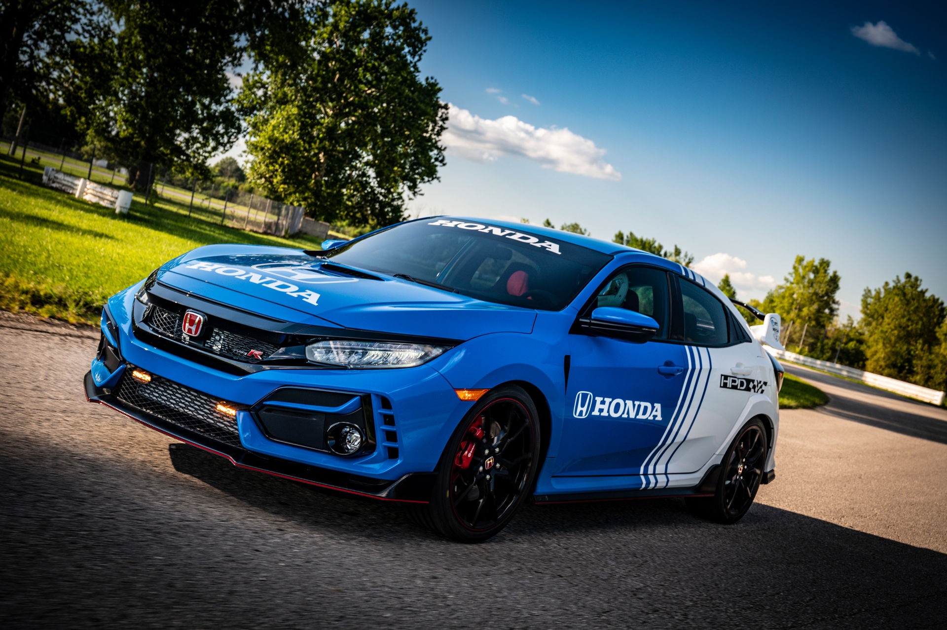 Download 2020 Honda Civic Type R Pace Car - Front Three-Quarter HD Wallpaper 1920x1277 #5