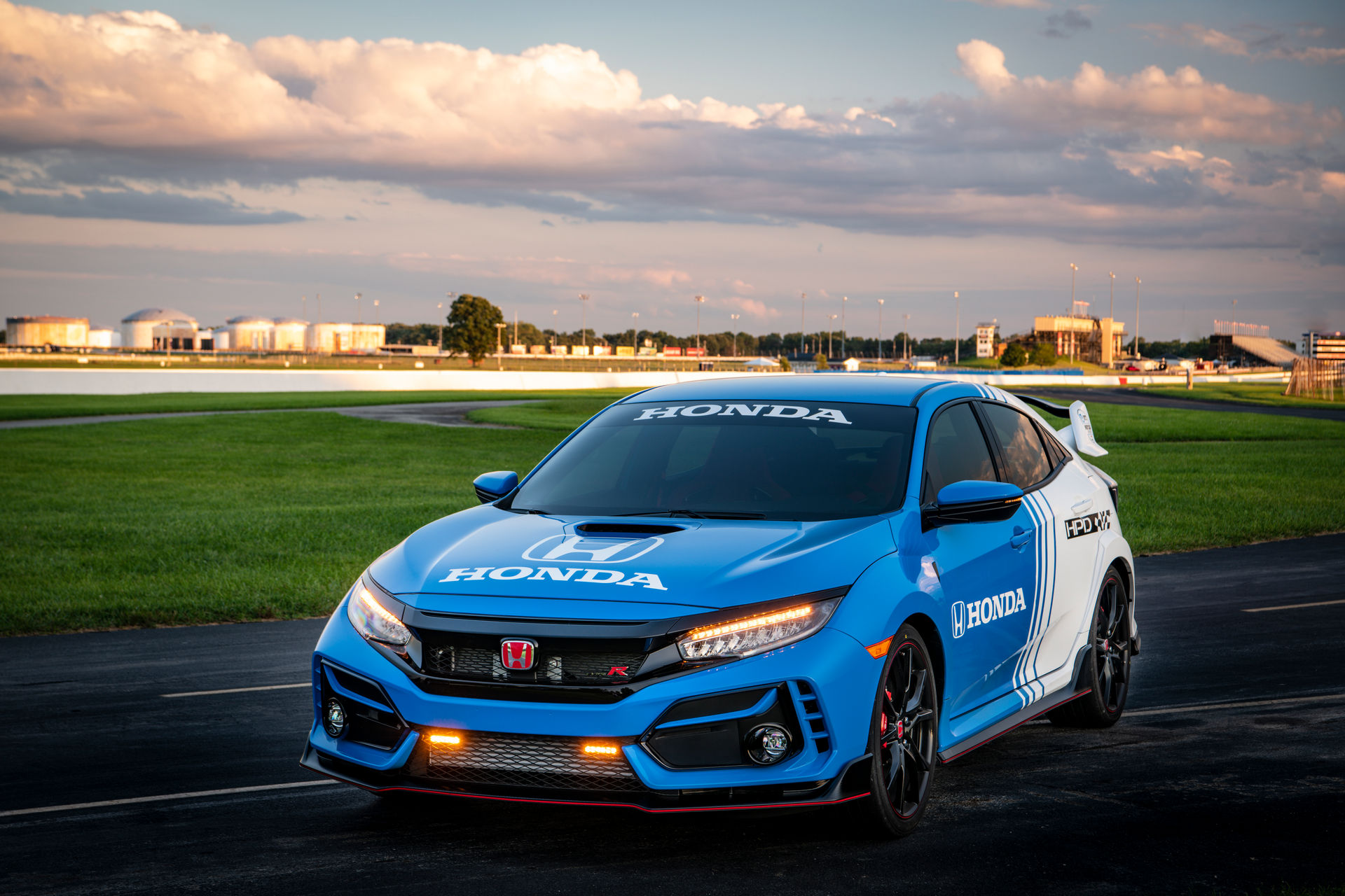 Download 2020 Honda Civic Type R Pace Car - Front HD Wallpaper 1920x1280 #13