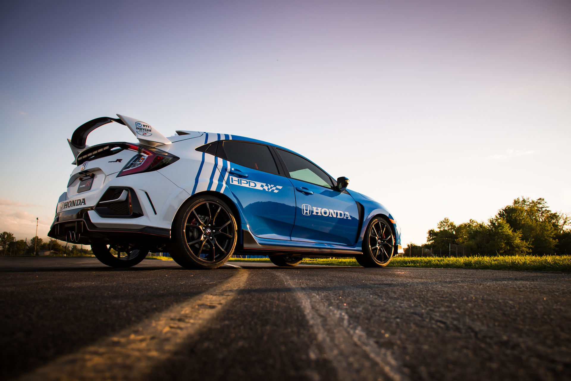 Download 2020 Honda Civic Type R Pace Car - Rear Three-Quarter HD Wallpaper 1920x1280 #20