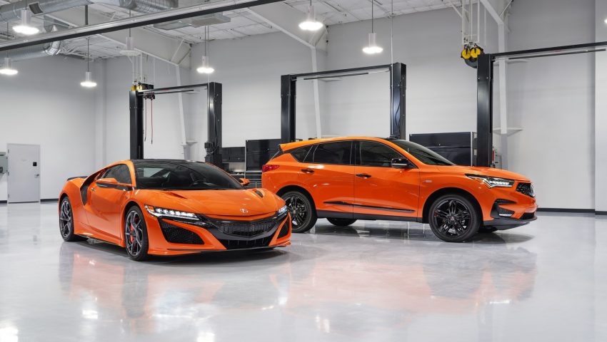 2021 Acura RDX PMC Edition and Acura NSX - Front Three-Quarter Wallpaper 850x480 #7