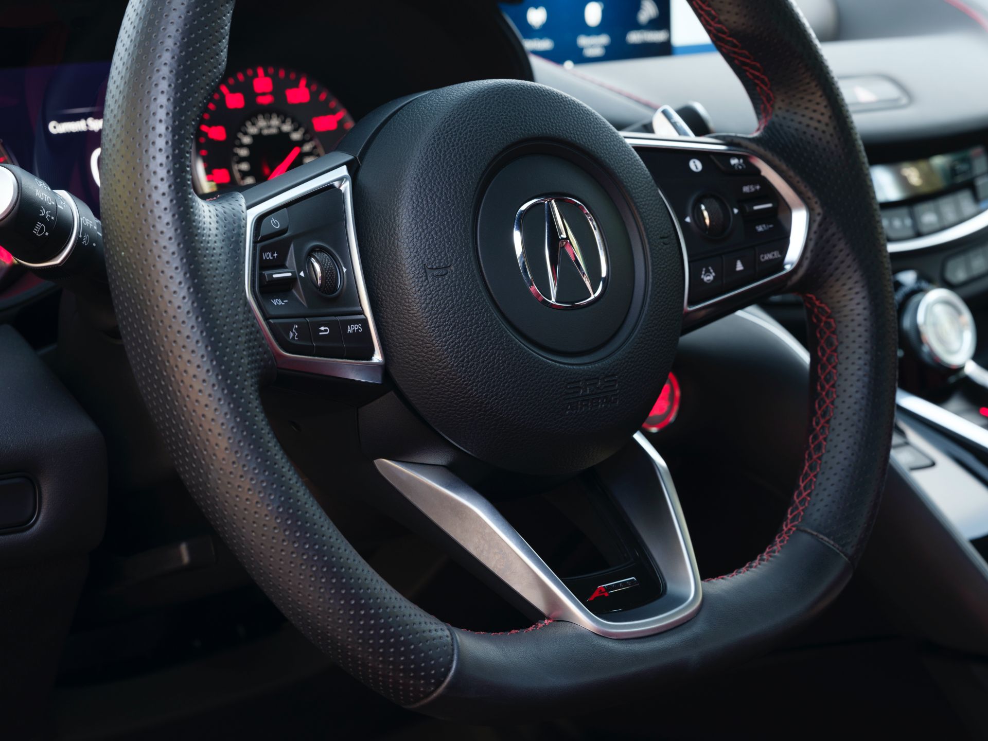 Download 2021 Acura TLX A-Spec - Interior, Steering Wheel HD Wallpaper 1920x1440 #44