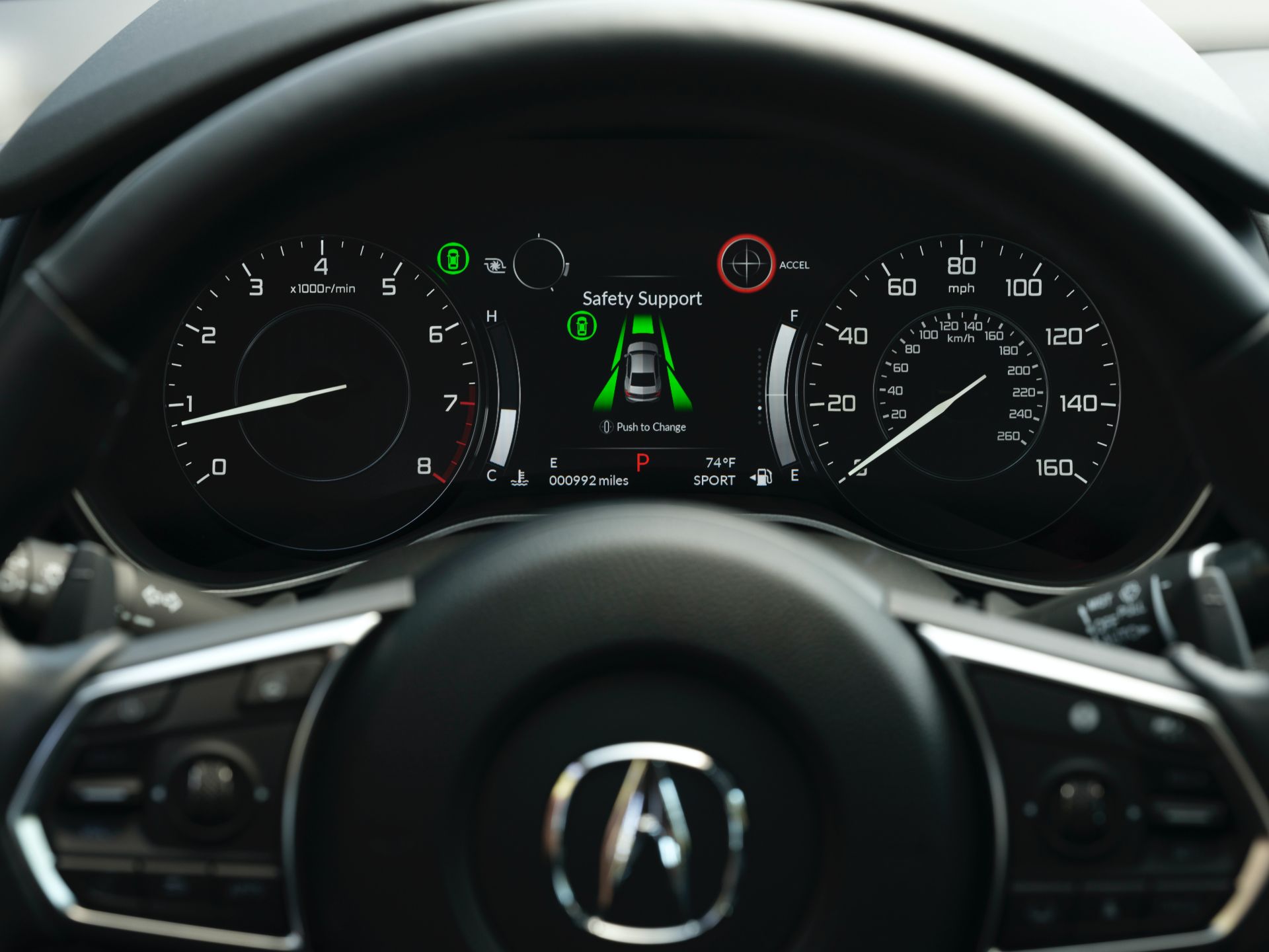 Download 2021 Acura TLX Advance - Instrument Cluster HD Wallpaper 1920x1440 #48
