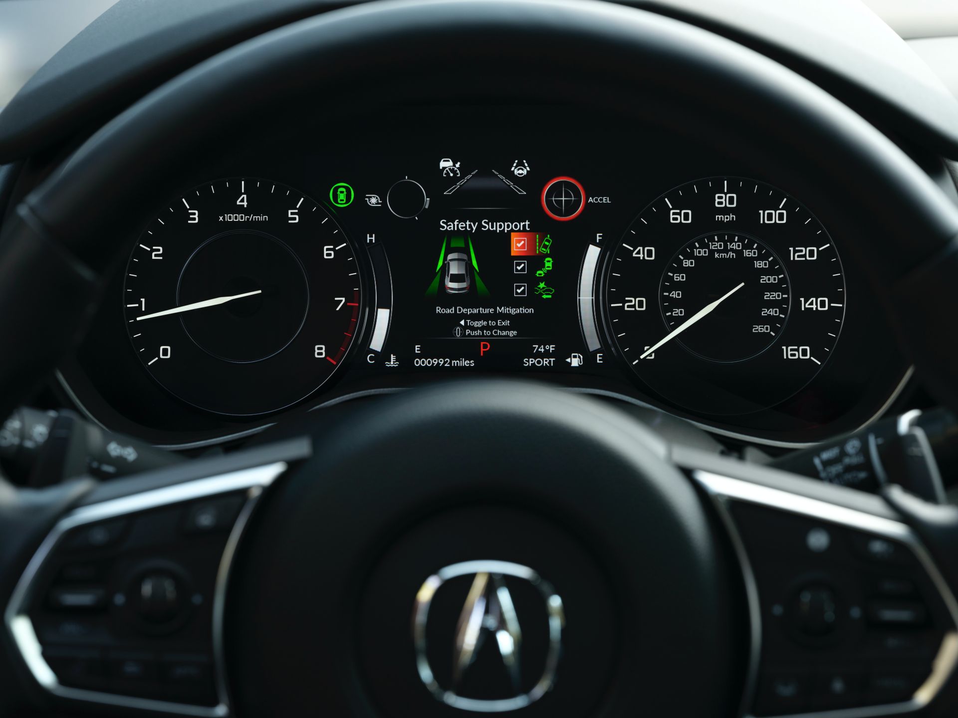 Download 2021 Acura TLX Advance - Instrument Cluster HD Wallpaper 1920x1440 #47