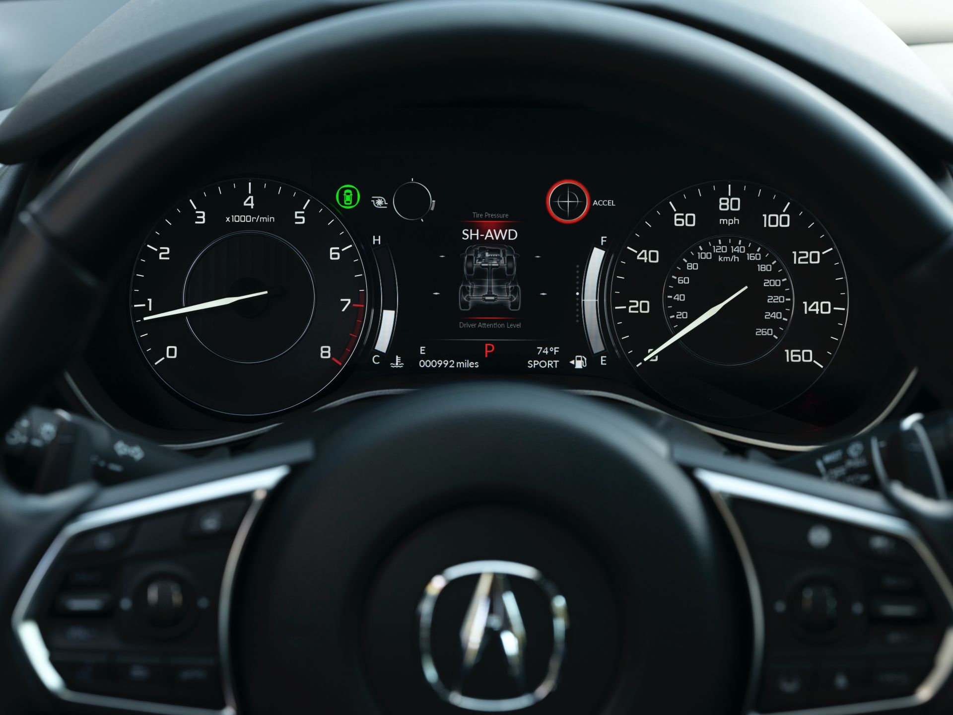 Download 2021 Acura TLX Advance - Instrument Cluster HD Wallpaper 1920x1440 #44