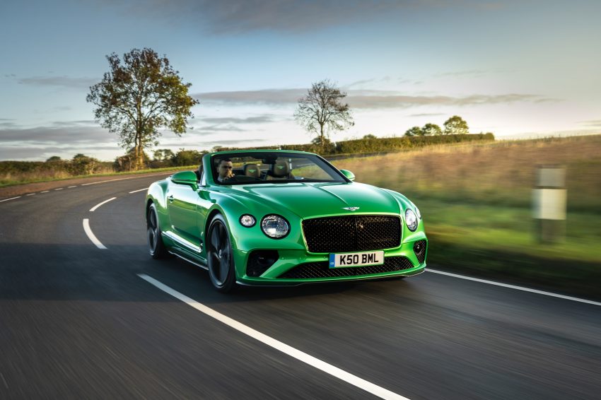 2021 Bentley Continental GT Convertible - Front Three-Quarter Wallpaper 850x566 #1