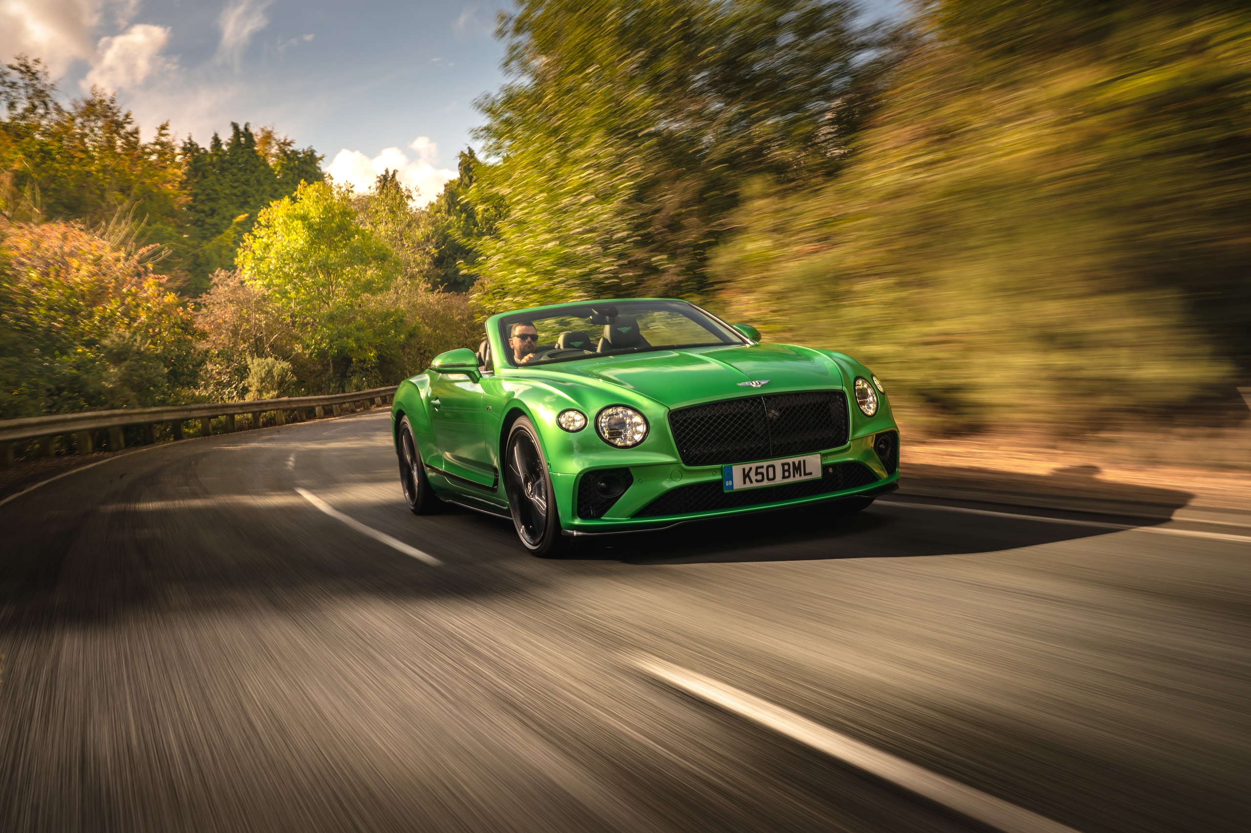 Download 2021 Bentley Continental GT Convertible - Front Three-Quarter HD Wallpaper 2560x1706 #4