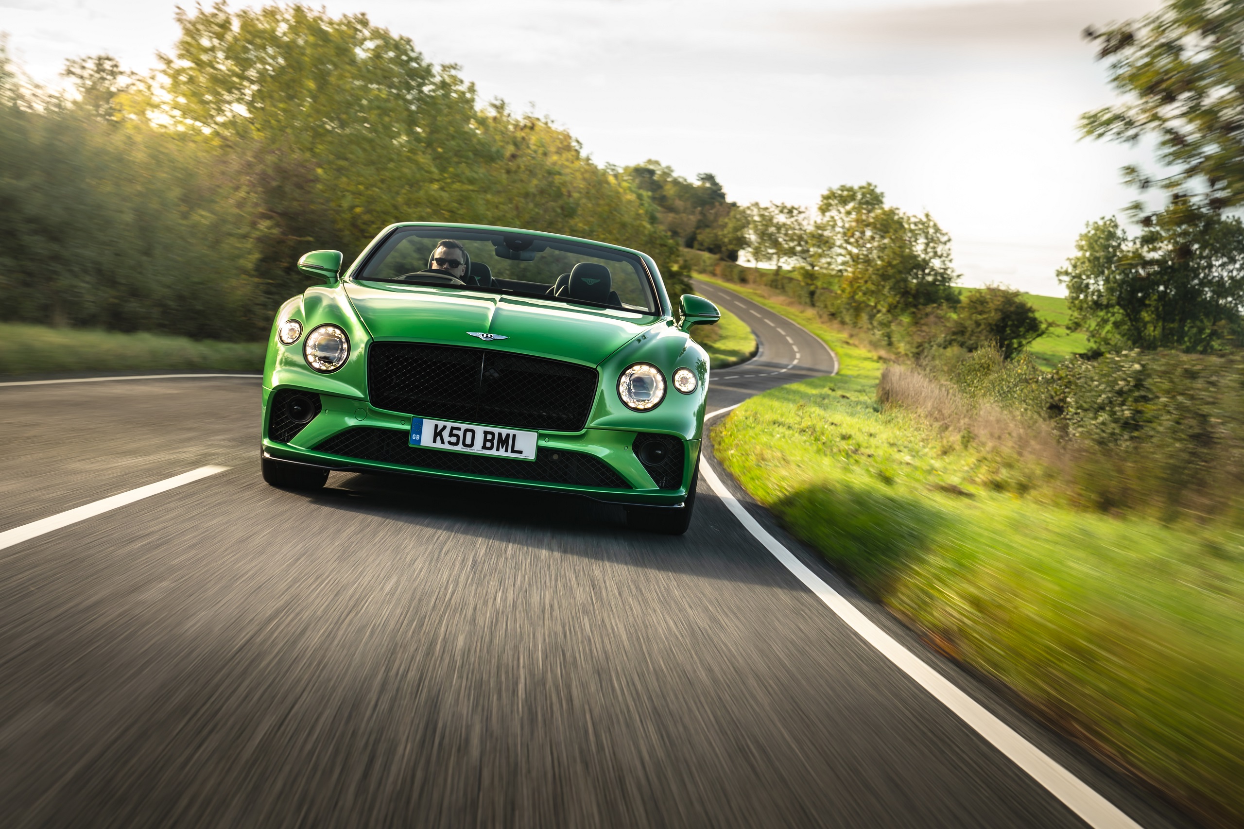 Download 2021 Bentley Continental GT Convertible - Front HD Wallpaper 2560x1706 #6