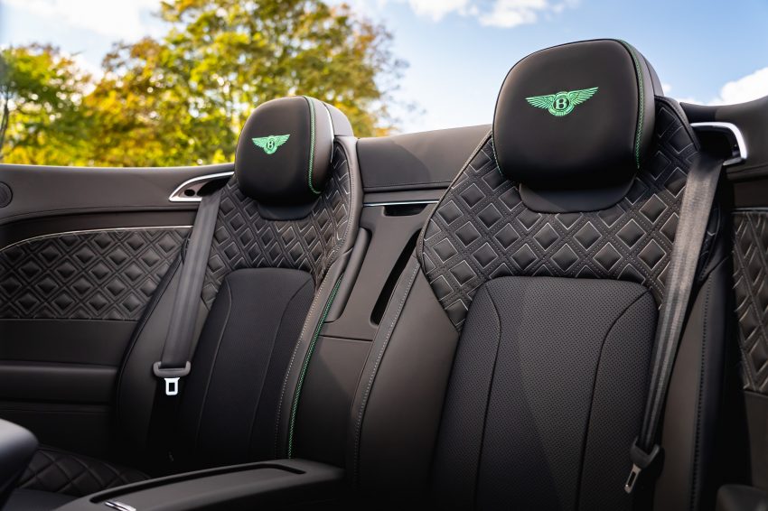 2021 Bentley Continental GT Convertible - Interior, Rear Seats Wallpaper 850x566 #33