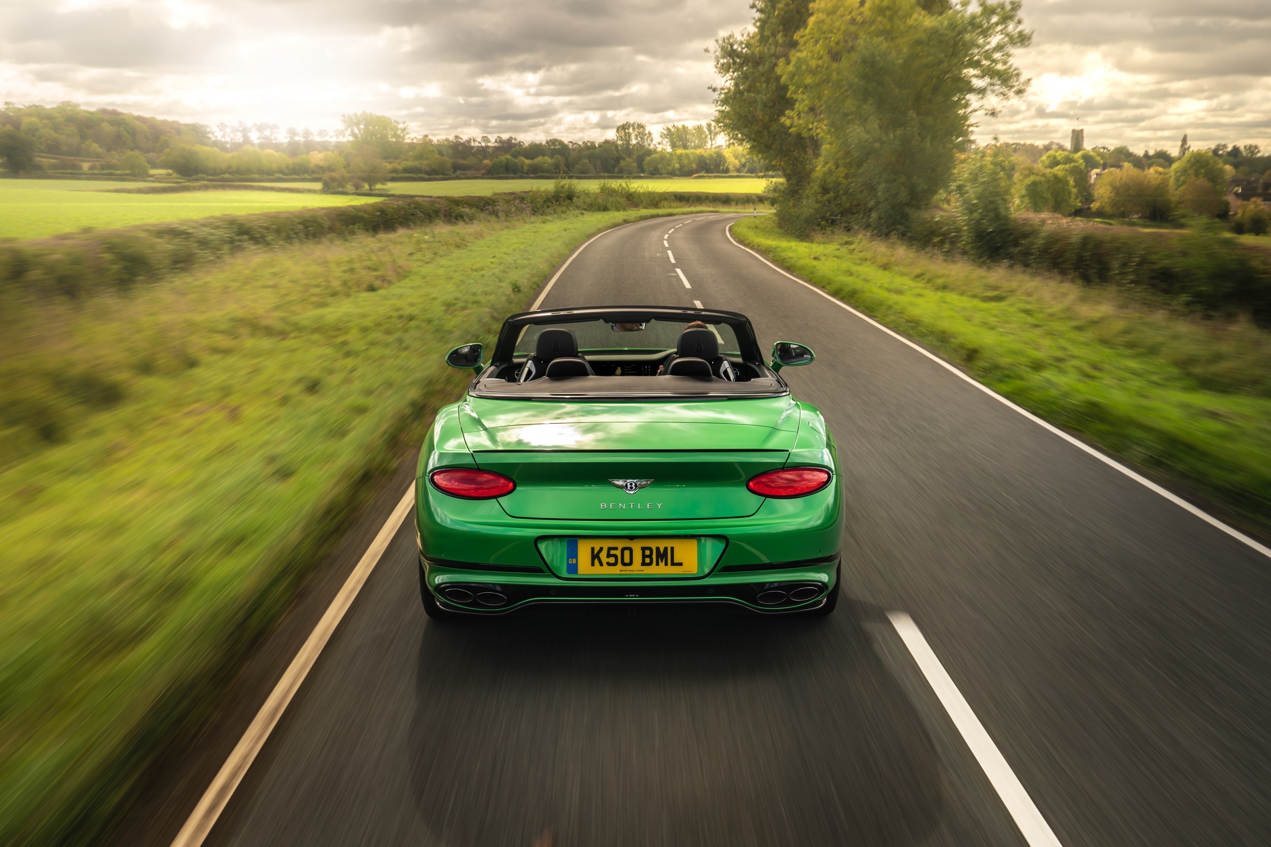 Download 2021 Bentley Continental GT Convertible - Rear HD Wallpaper 2560x1706 #15