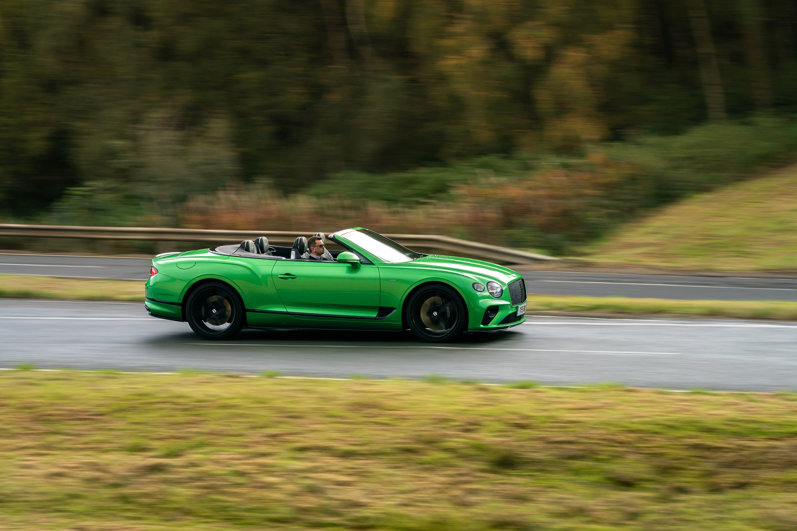 Download 2021 Bentley Continental GT Convertible - Side HD Wallpaper 2560x1706 #8