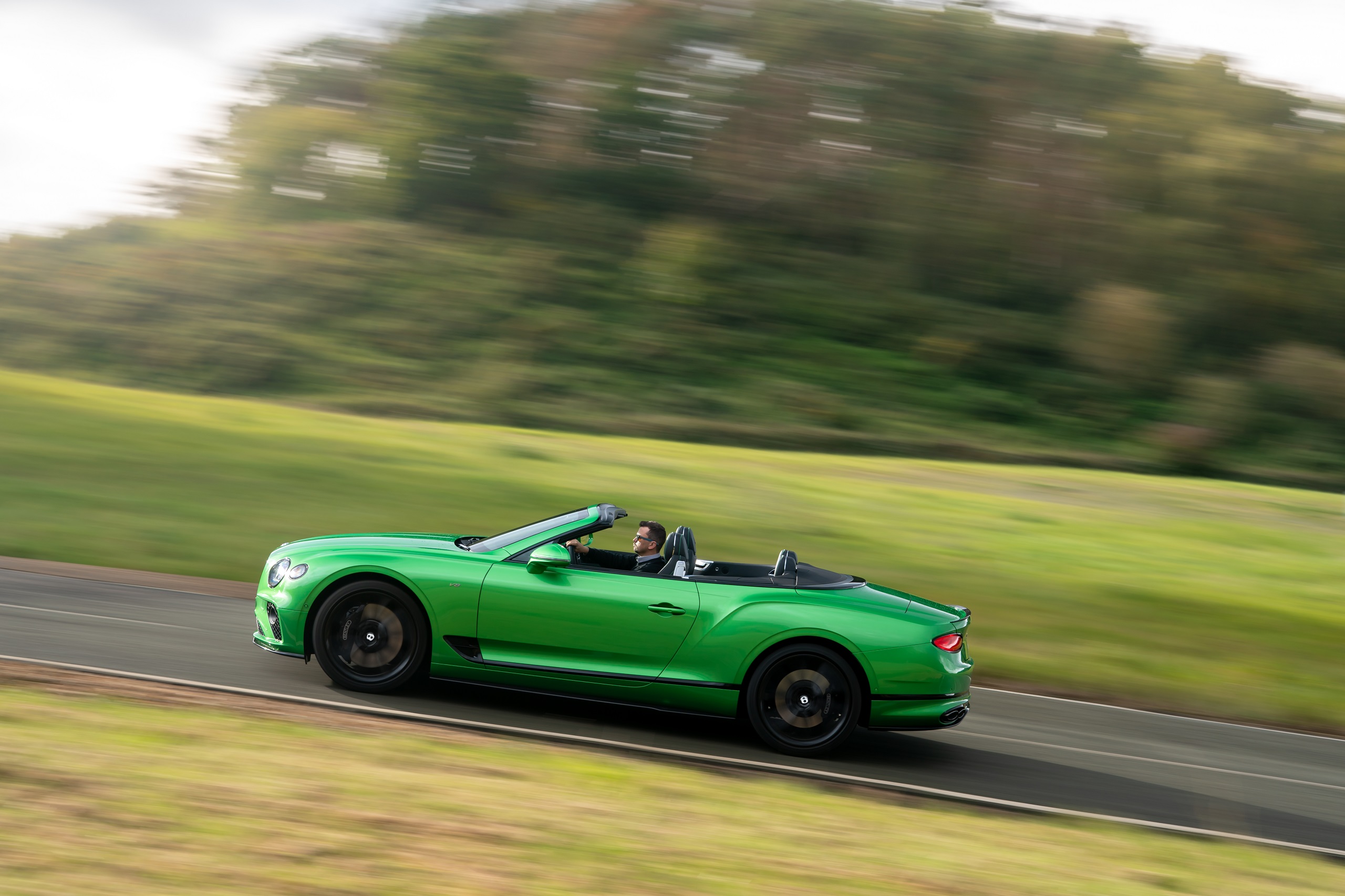 Download 2021 Bentley Continental GT Convertible - Side HD Wallpaper 2560x1706 #9