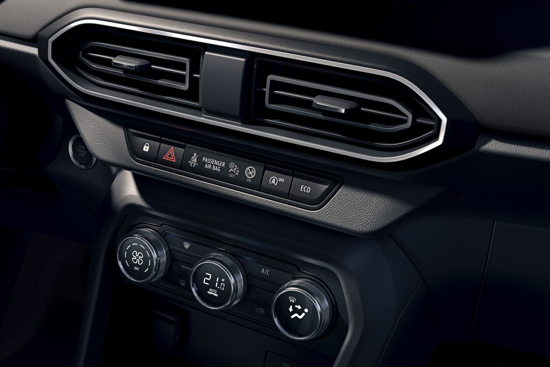 Download 2021 Dacia Sandero - Central Console HD Wallpaper 1920x1280 #77