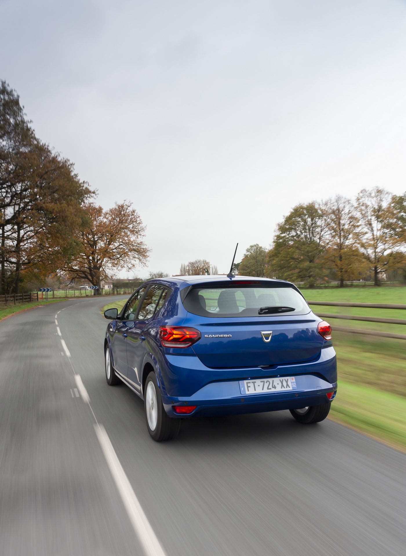 Download 2021 Dacia Sandero - Rear HD Phone Wallpaper 1401x1920 #10