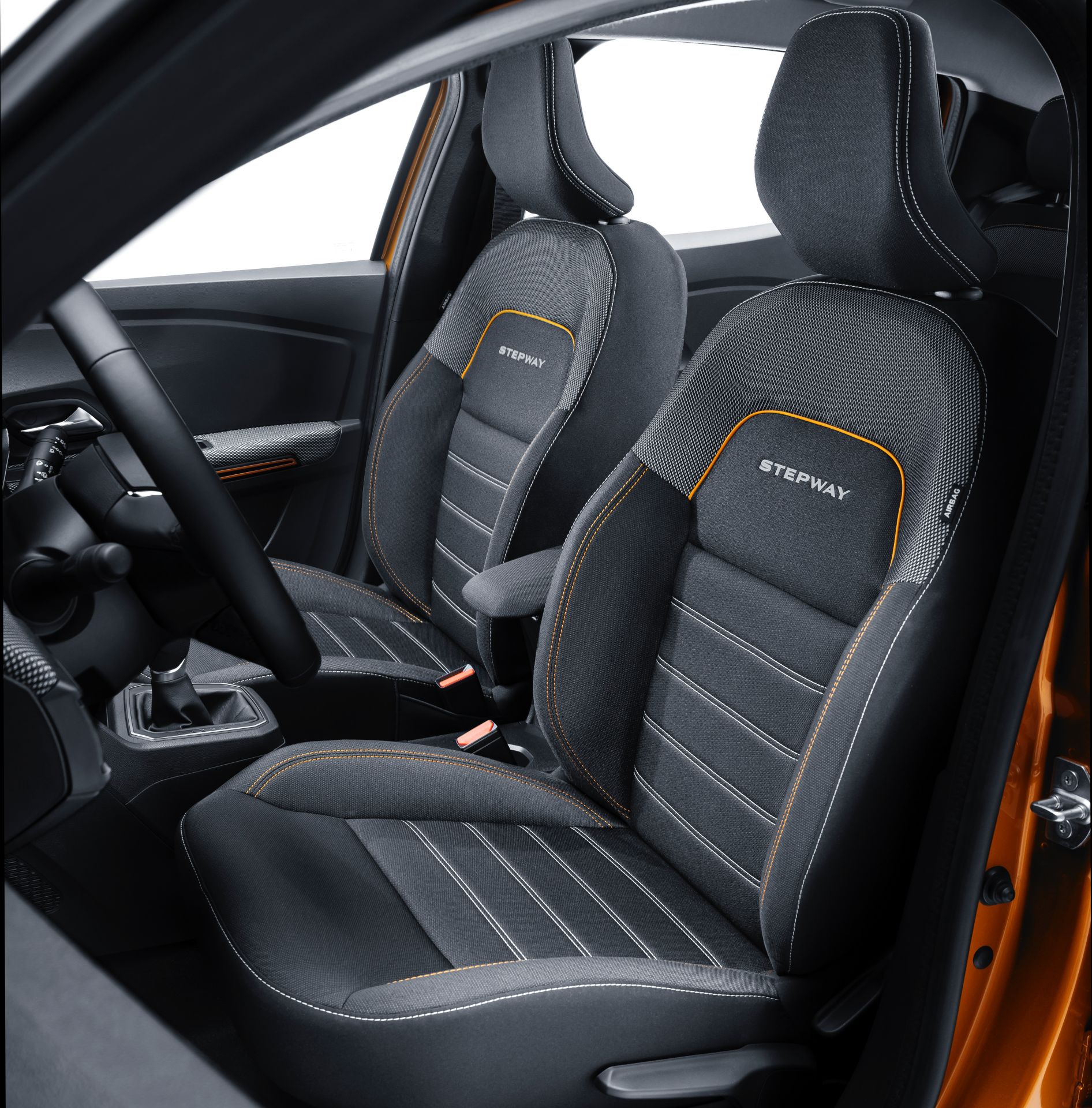 Download 2021 Dacia Sandero Stepway - Interior, Front Seats HD Phone Wallpaper 1892x1920 #57