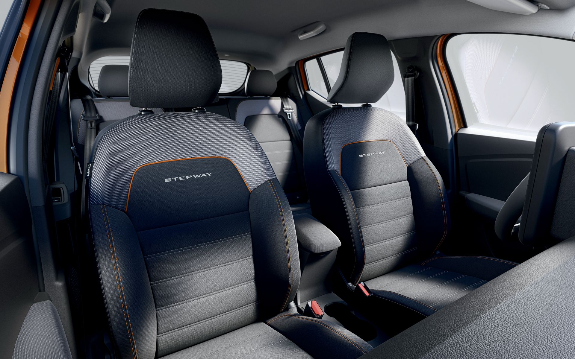Download 2021 Dacia Sandero Stepway - Interior, Seats HD Wallpaper 1920x1200 #58