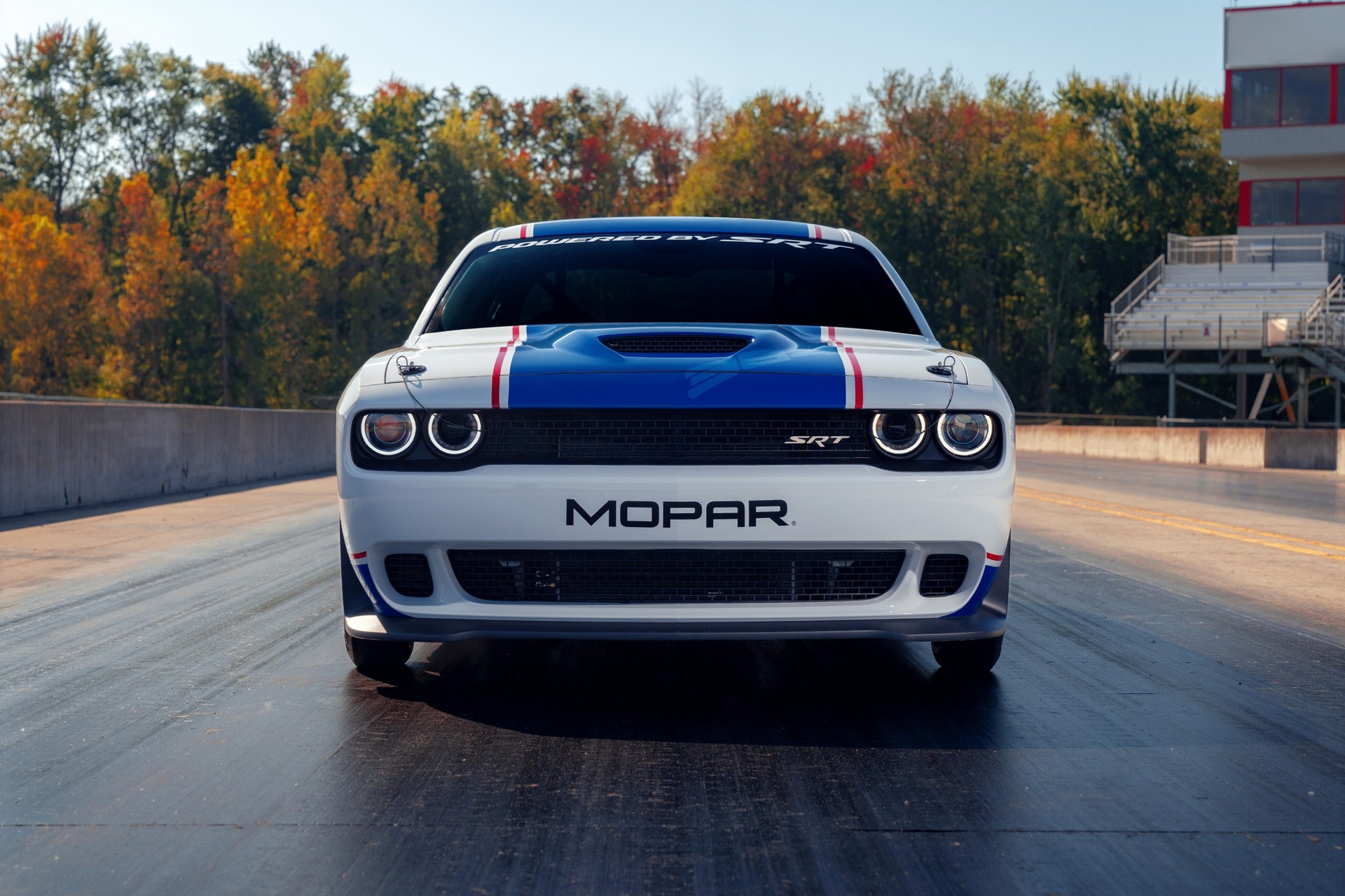 Download 2021 Dodge Challenger Mopar Drag Pak - Front HD Wallpaper 1920x1280 #9