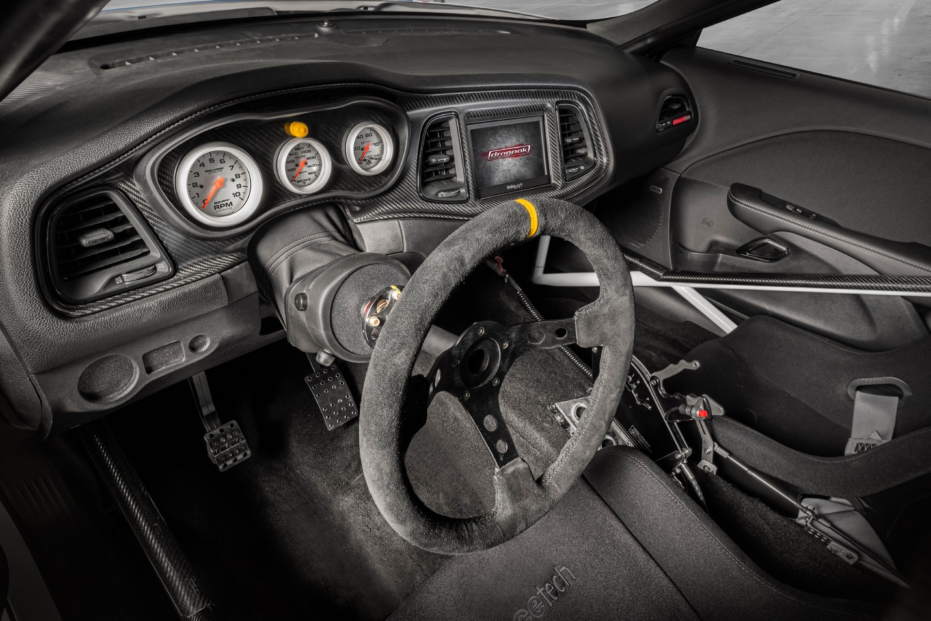 Download 2021 Dodge Challenger Mopar Drag Pak - Interior, Steering Wheel HD Wallpaper 1920x1280 #32