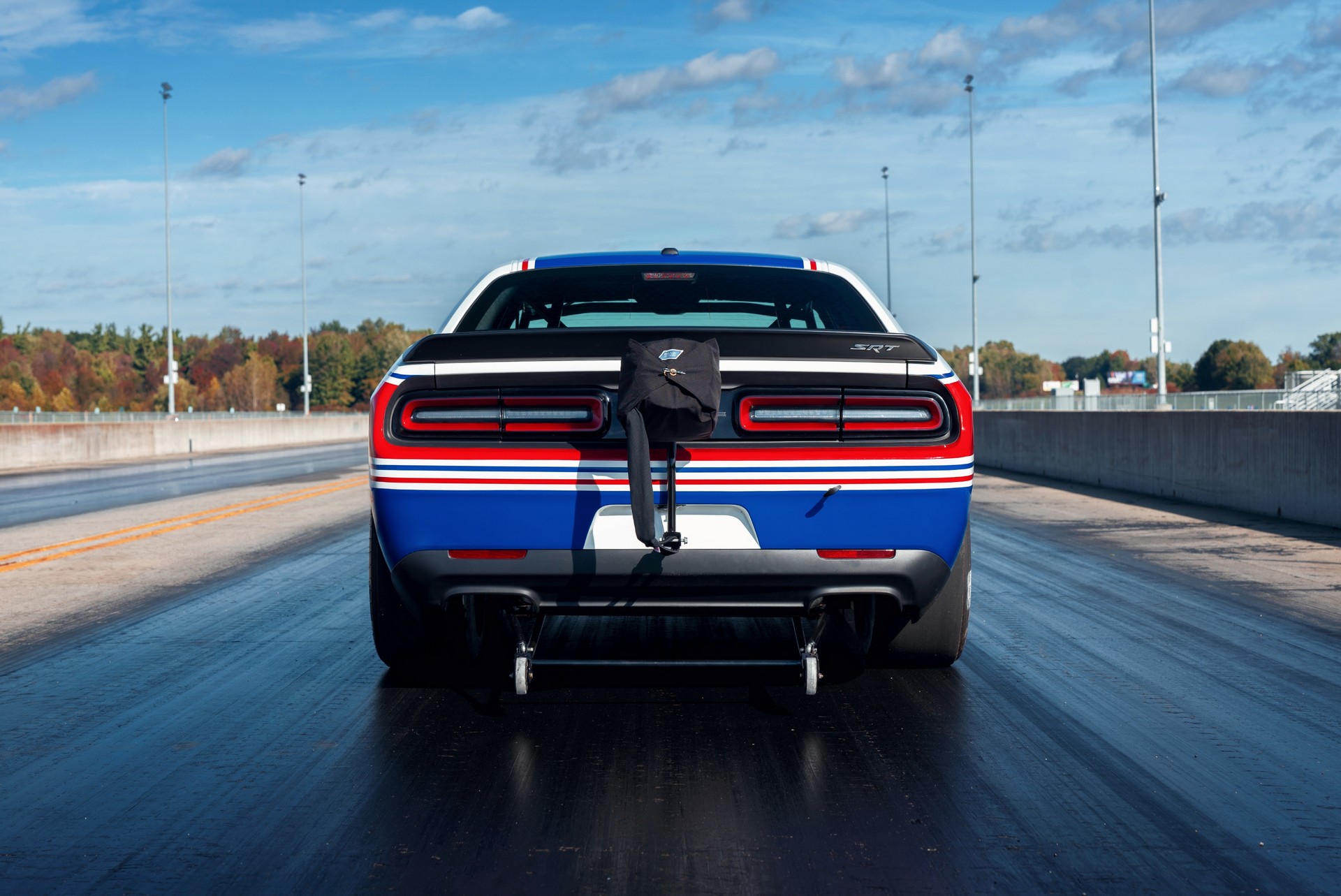 Download 2021 Dodge Challenger Mopar Drag Pak - Rear HD Wallpaper 1920x1283 #11
