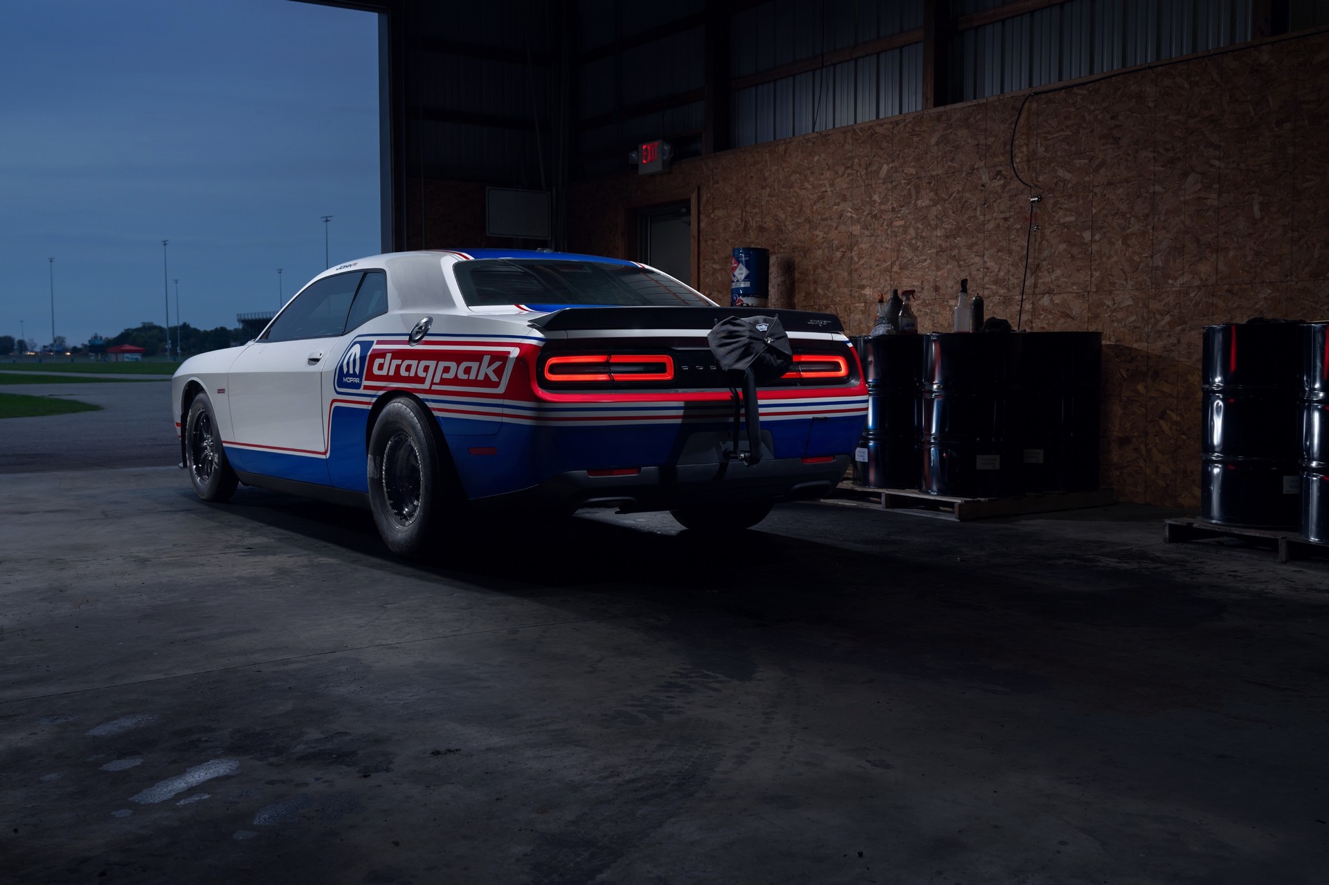 Download 2021 Dodge Challenger Mopar Drag Pak - Rear HD Wallpaper 1920x1278 #15