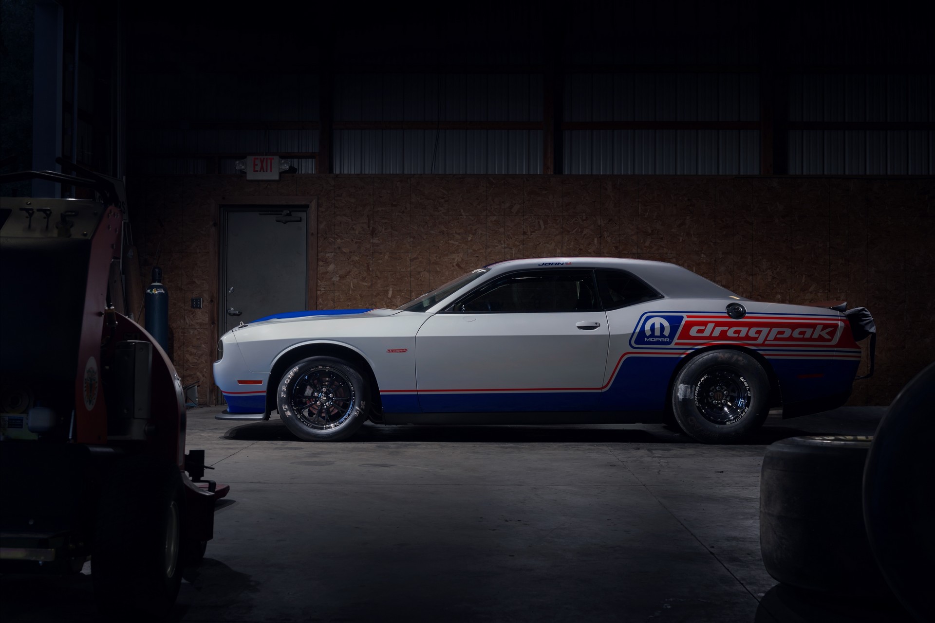 Download 2021 Dodge Challenger Mopar Drag Pak - Side HD Wallpaper 1920x1281 #16