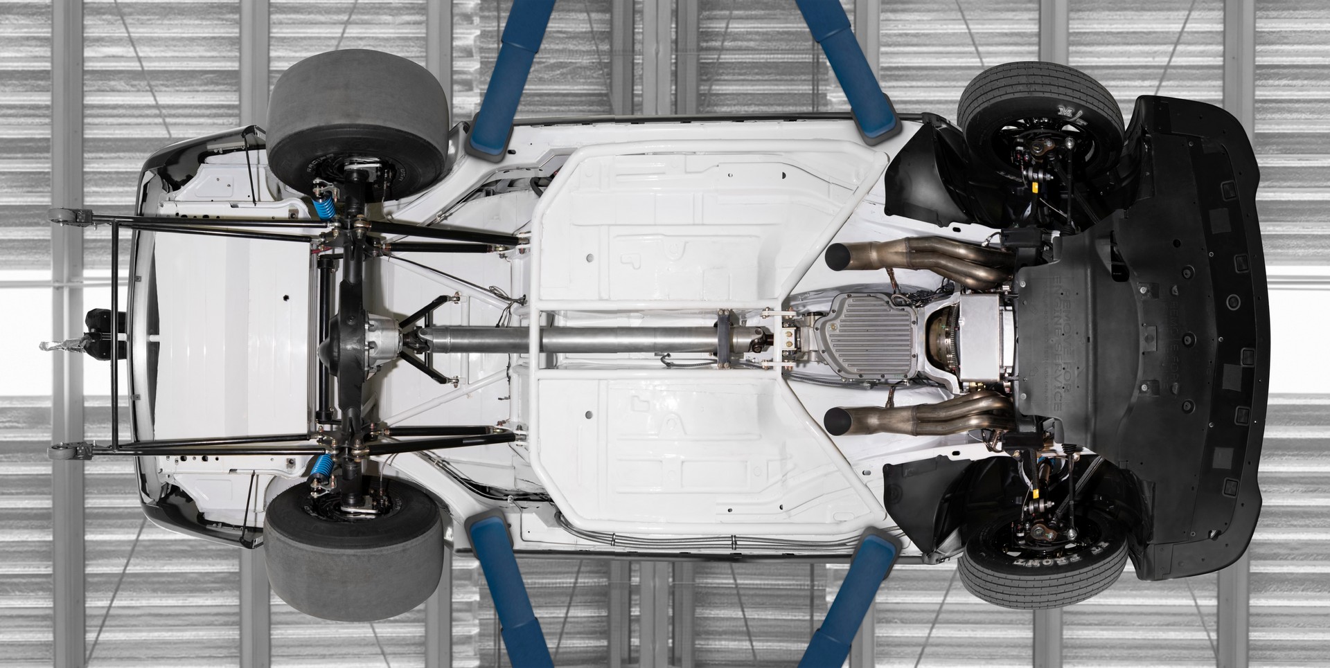 Download 2021 Dodge Challenger Mopar Drag Pak - Undercarriage HD Wallpaper 1920x965 #33