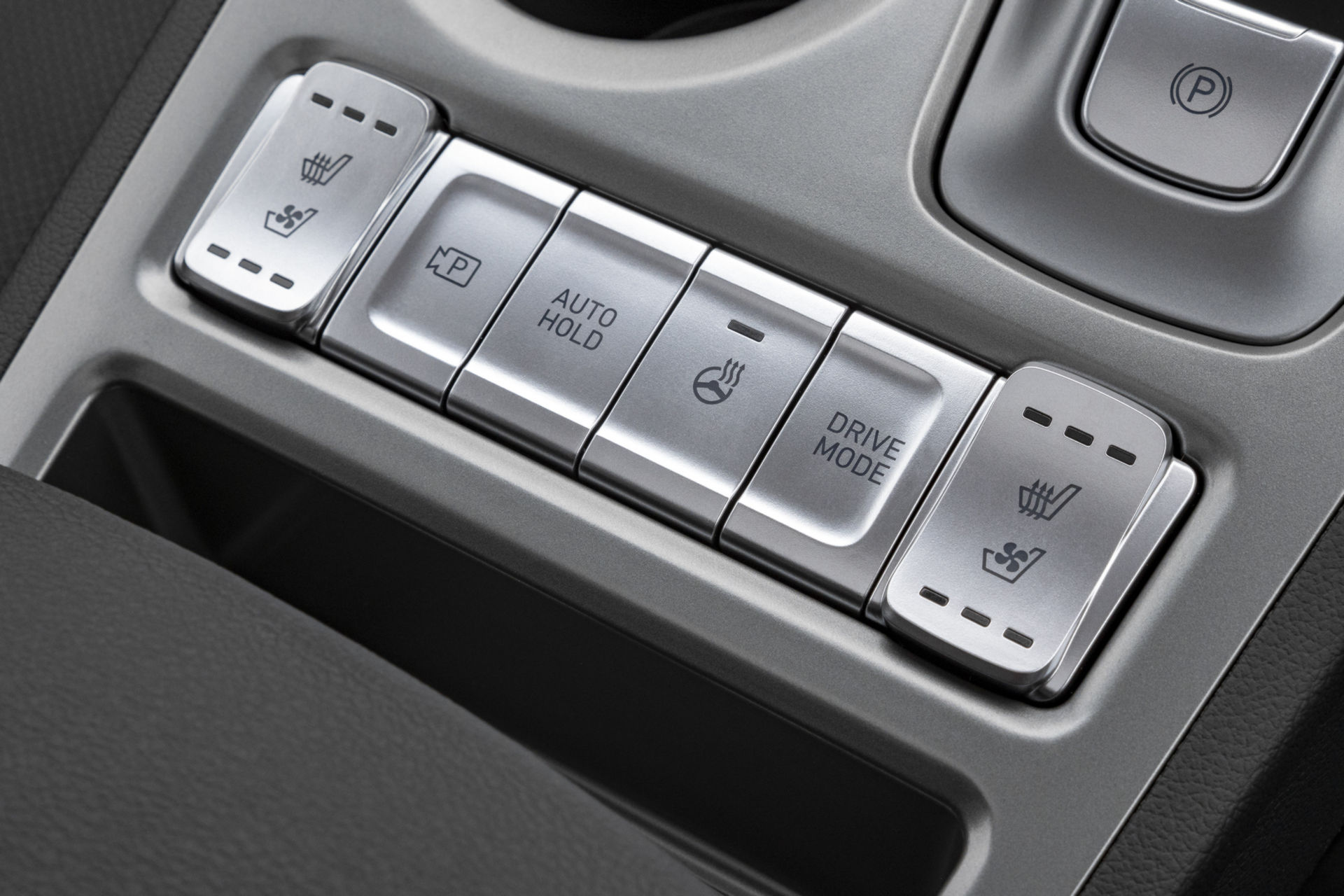 Download 2021 Hyundai Kona Electric - Central Console HD Wallpaper 1920x1280 #99