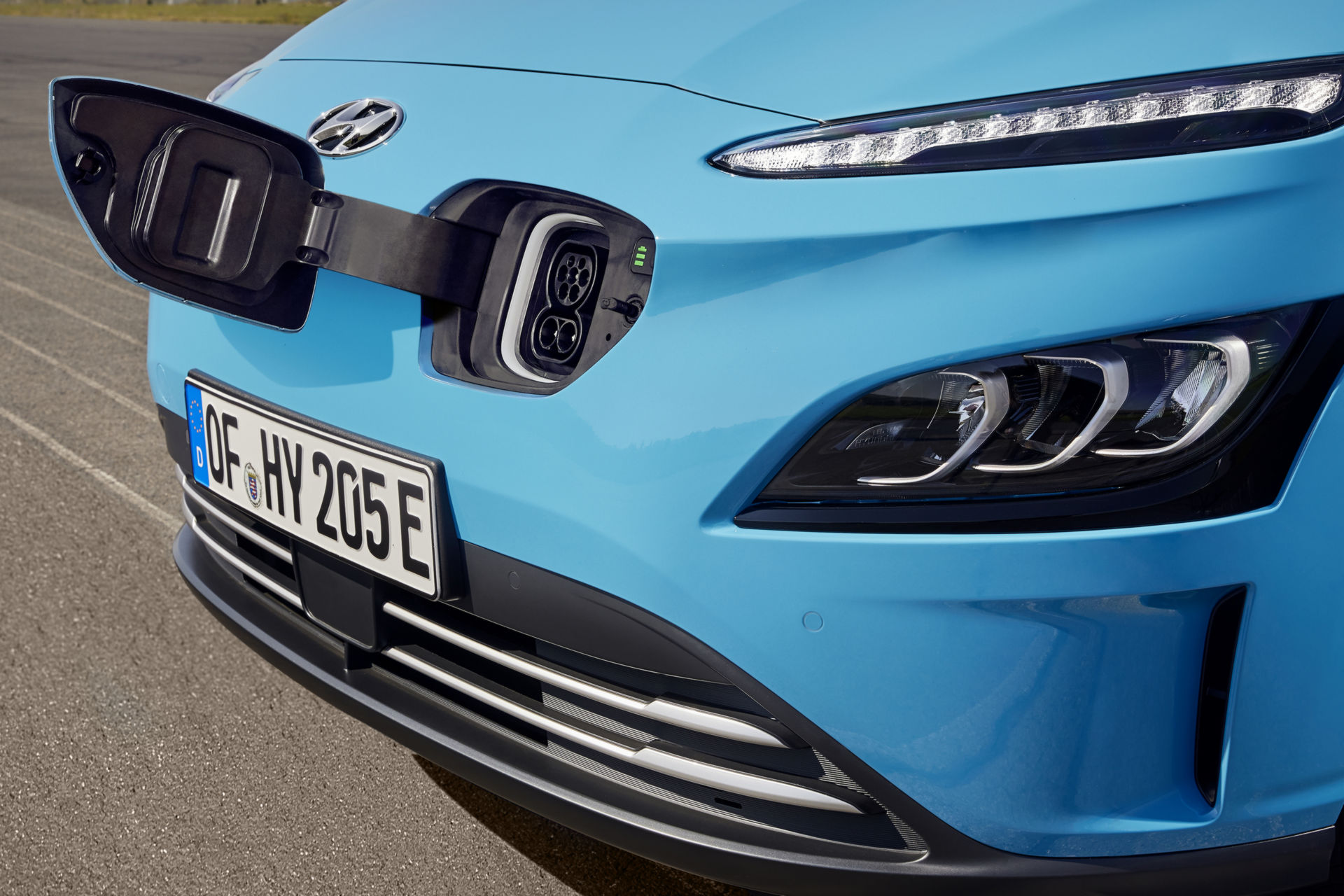 Download 2021 Hyundai Kona Electric - Charging Port HD Wallpaper 1920x1280 #85