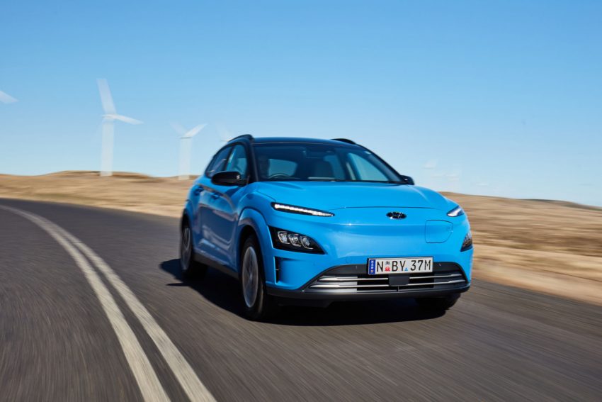 2021 Hyundai Kona Electric - Front Three-Quarter Wallpaper 850x567 #1