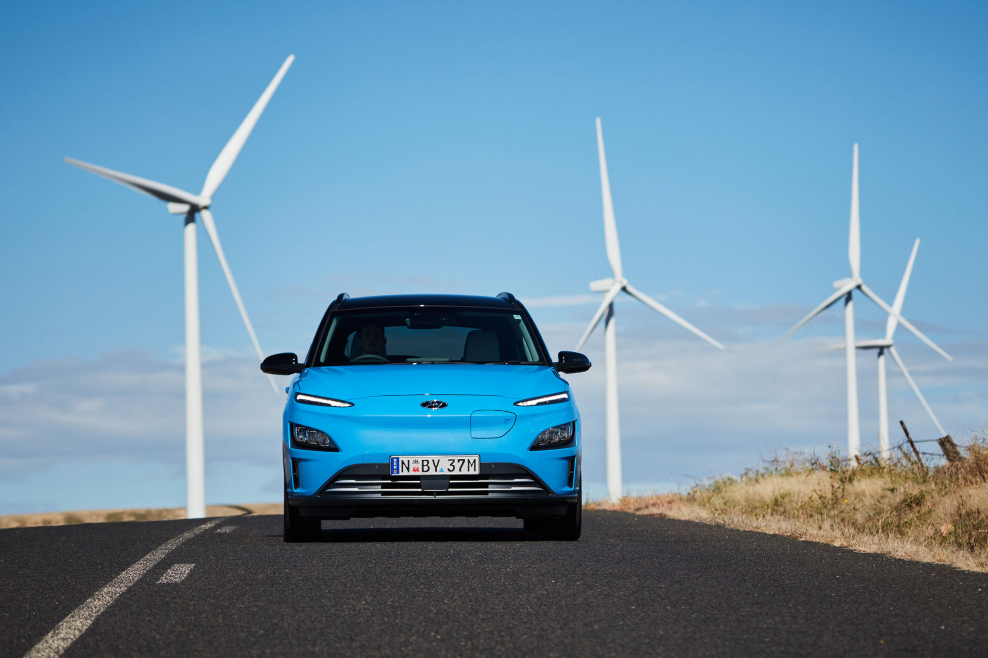 Download 2021 Hyundai Kona Electric - Front HD Wallpaper 1920x1280 #24