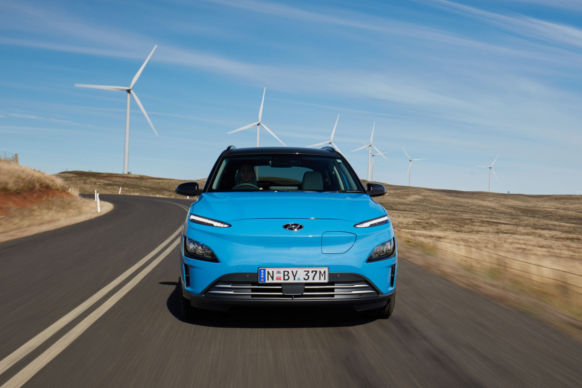 Download 2021 Hyundai Kona Electric - Front HD Wallpaper 1920x1280 #15