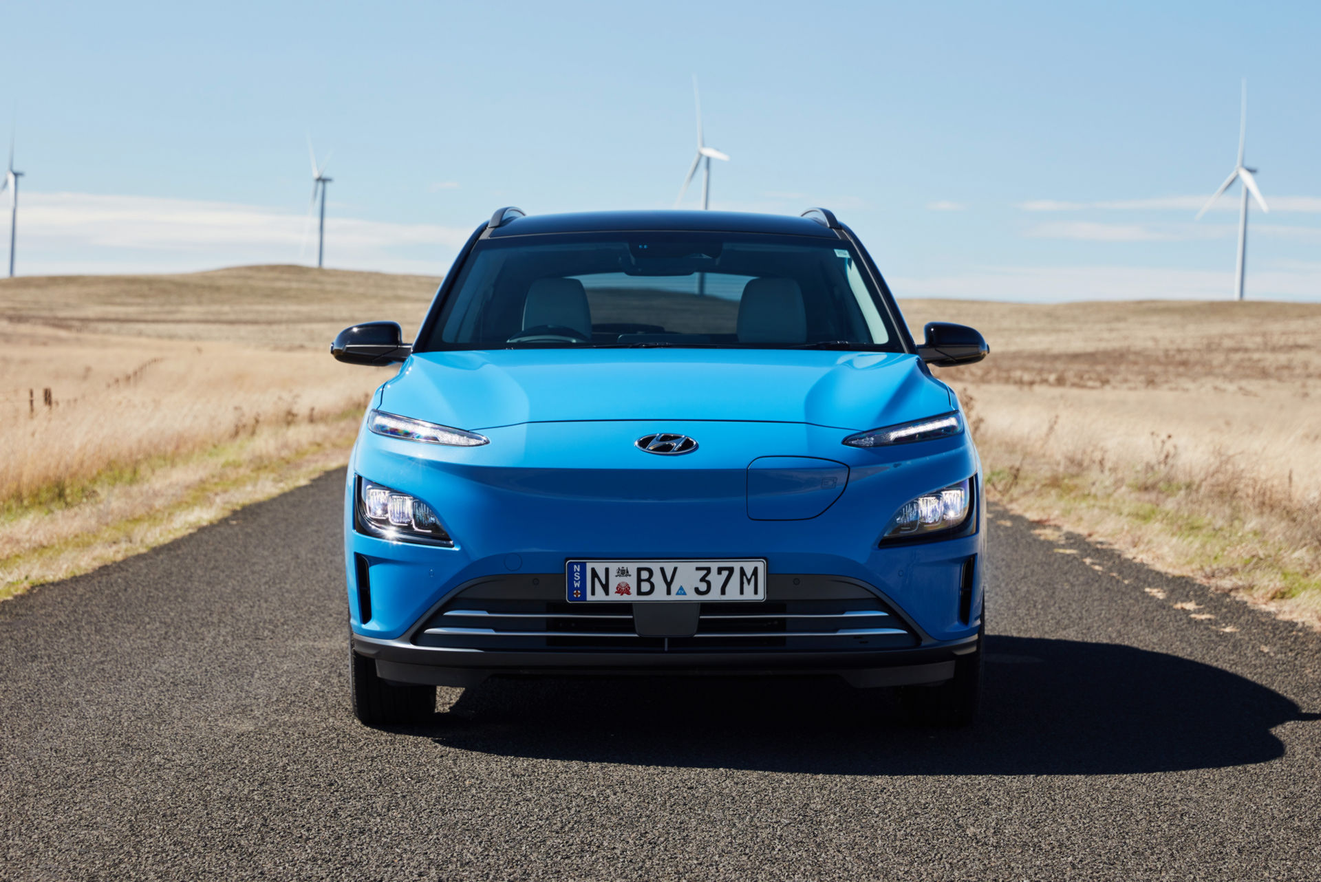 Download 2021 Hyundai Kona Electric - Front HD Wallpaper 1920x1282 #16