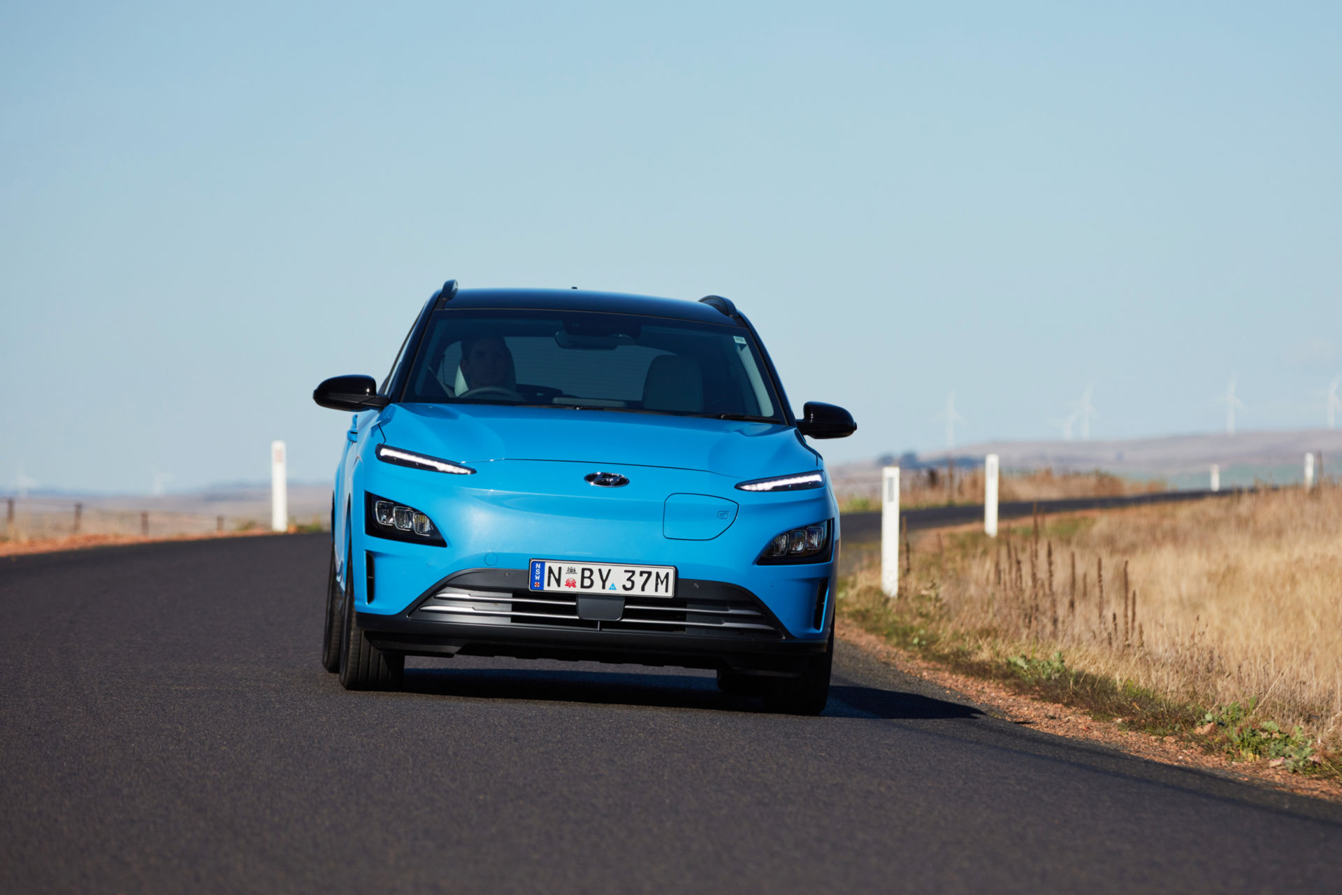 Download 2021 Hyundai Kona Electric - Front HD Wallpaper 1920x1280 #26