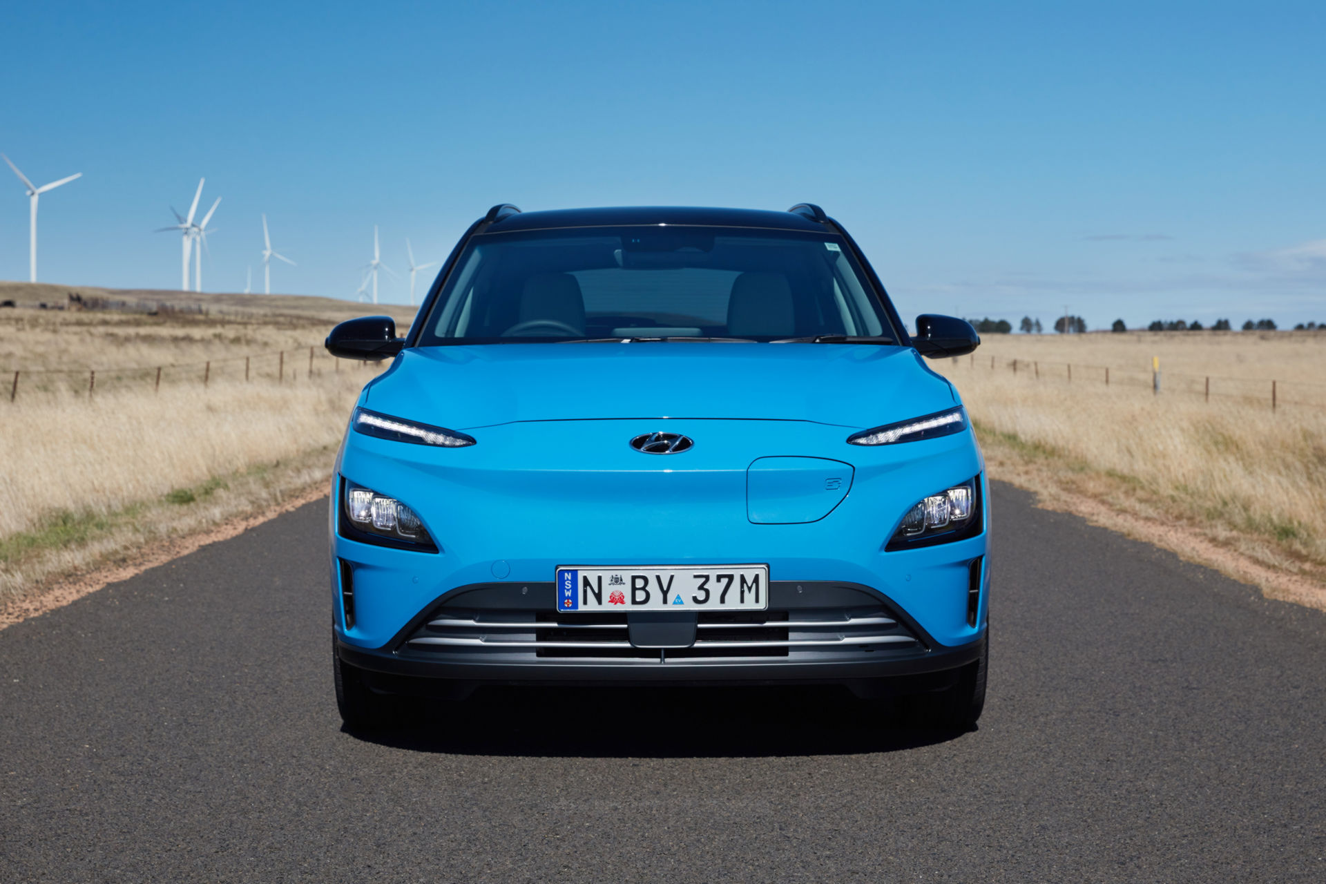 Download 2021 Hyundai Kona Electric - Front HD Wallpaper 1920x1280 #3