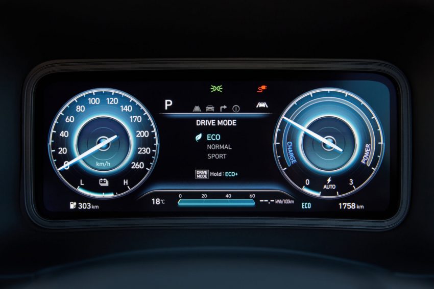 2021 Hyundai Kona Electric - Instrument Cluster Wallpaper 850x567 #65