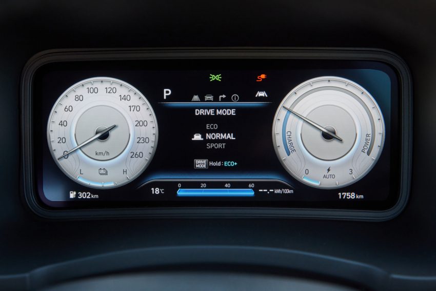 2021 Hyundai Kona Electric - Instrument Cluster Wallpaper 850x567 #66