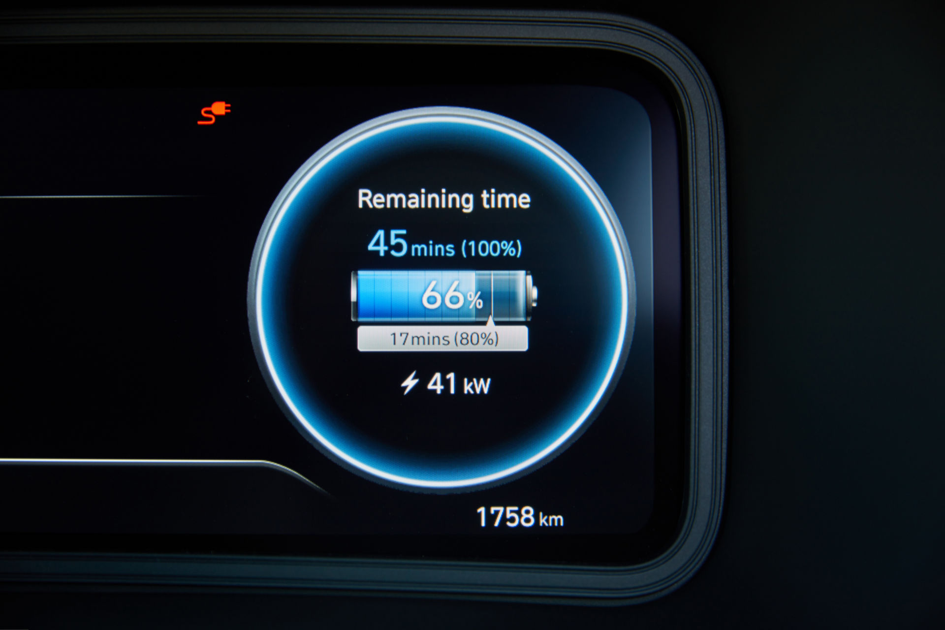 Download 2021 Hyundai Kona Electric - Instrument Cluster HD Wallpaper 1920x1280 #70