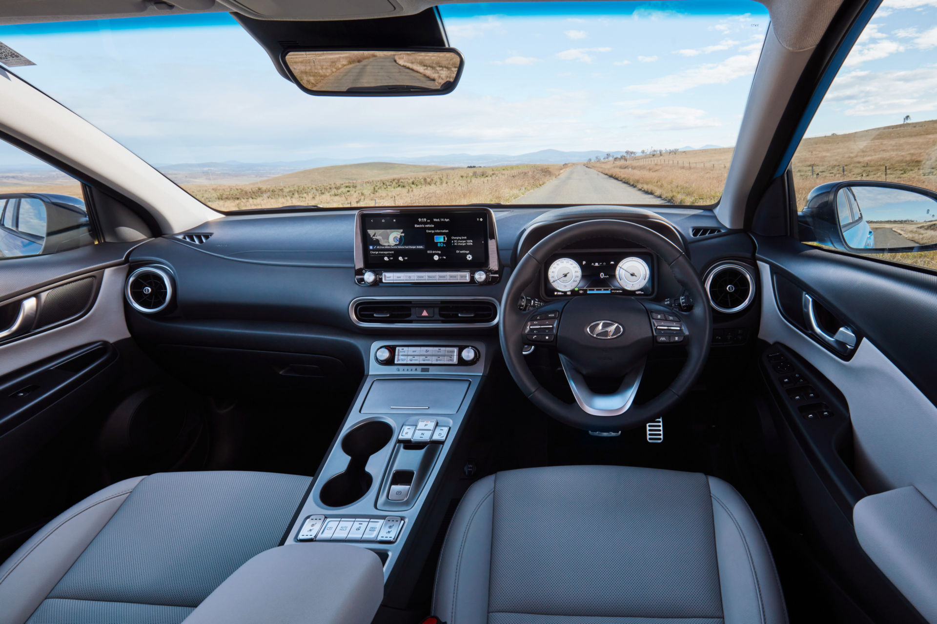 Download 2021 Hyundai Kona Electric - Interior, Cockpit HD Wallpaper 1920x1280 #52